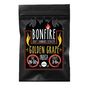 Bonfire Craft Cannabis Golden Grape Vanity Bag