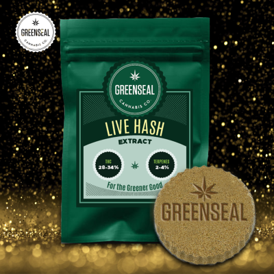 GreenSeal Live Hash Puck and Vanity Bag